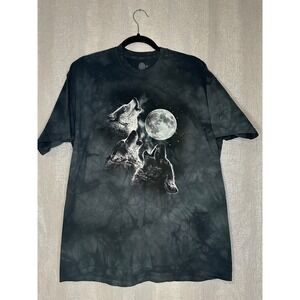 The‎ Mountain Three Wolf Moon Graphic T-Shirt Tie Dye Tee XL